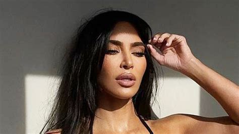 Kim Kardashian Poses in Thong Bikini: Instagram Photo.